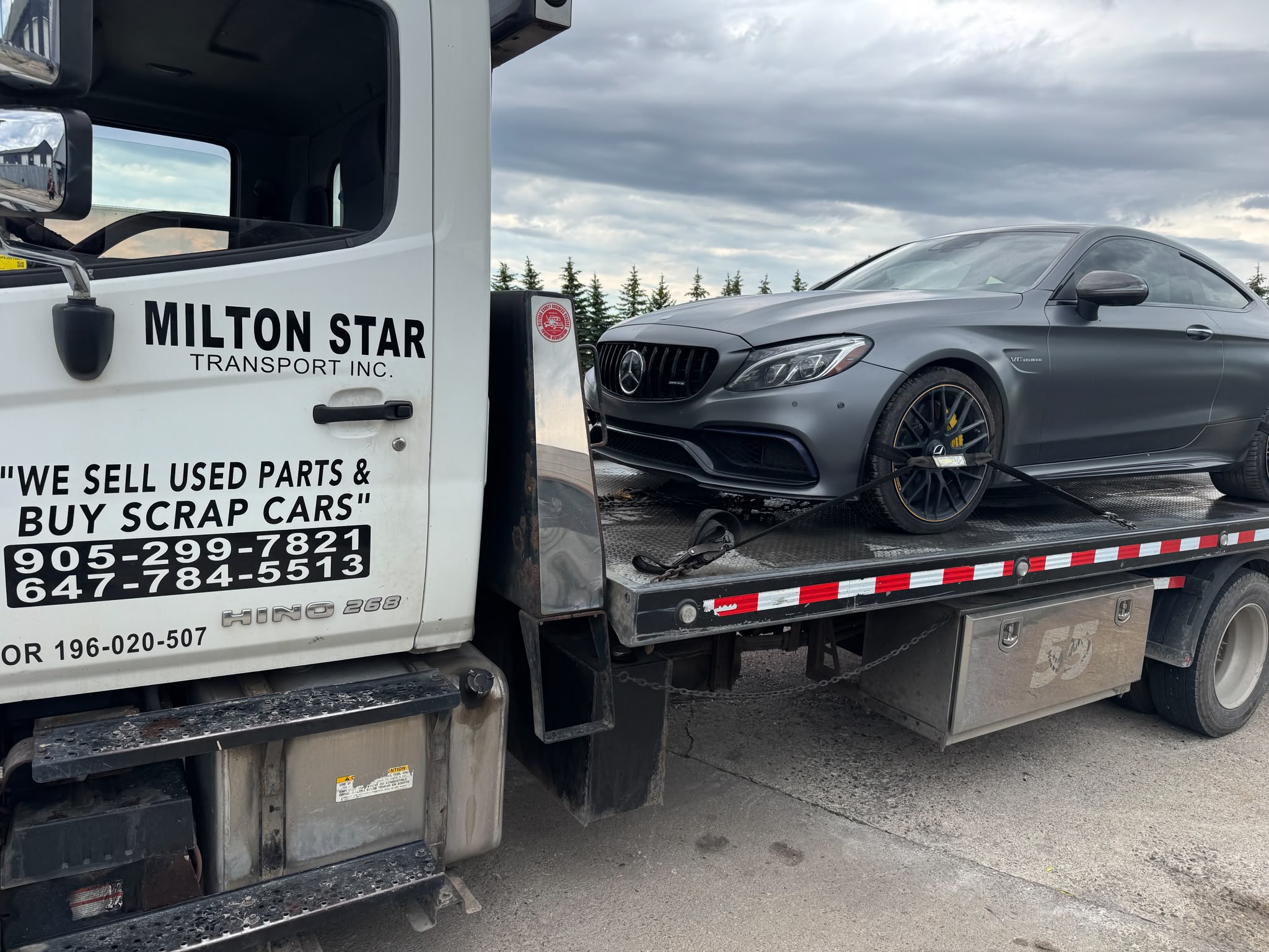 Milton Star Transport vehicle towing
